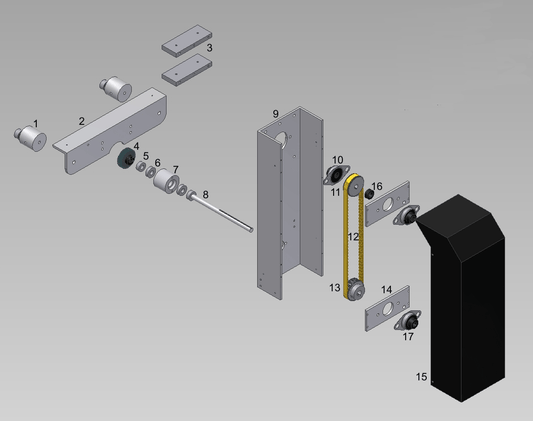 510 SL Gantry Assy Non Motor Side