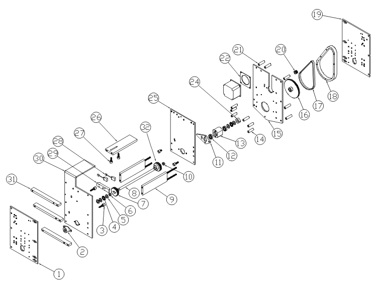 DL 8000 Stepper Carriage