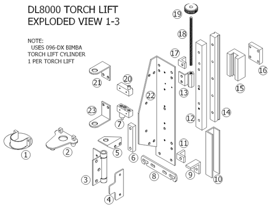 DL 8000 Standard Torch Lift