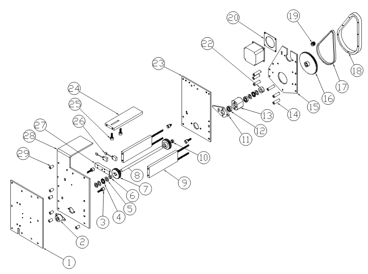Fabricator Pre 2012 Stepper Carriage