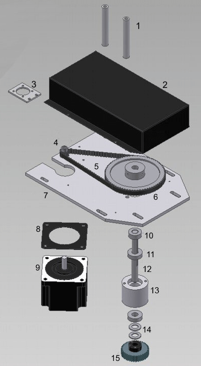 Fabricator SS Carriage Motor Assembly