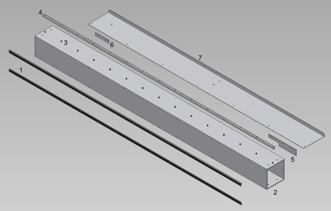 Fabricator SS Gantry Body Assembly